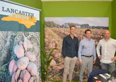 Lancaster Farms, based in North Carolina in the US grow and export sweet potatoes to Europe. (Second from right) Tracy Fowler with European clients Robert Voskamp, Paul Wouter den Ouden. 